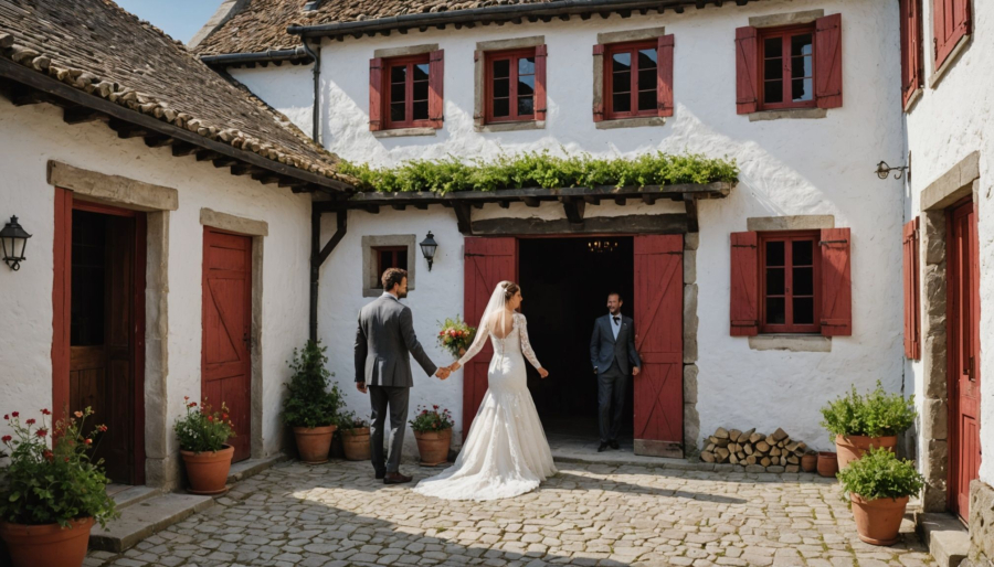 Se marier dans un lieu authentique : le charme d’une ferme basque