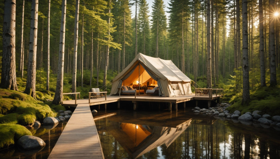 Tente lodge : l’hébergement insolite pour une immersion nature réussie